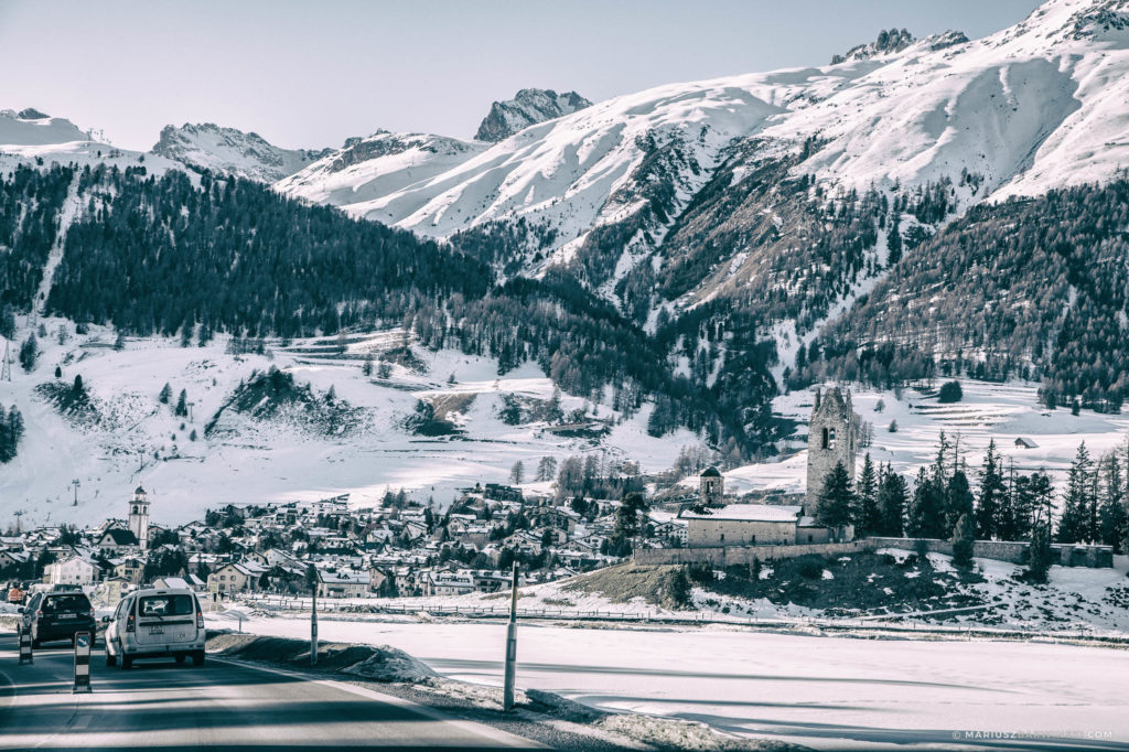 Przełęcze Bernina, Julier, Maloya.