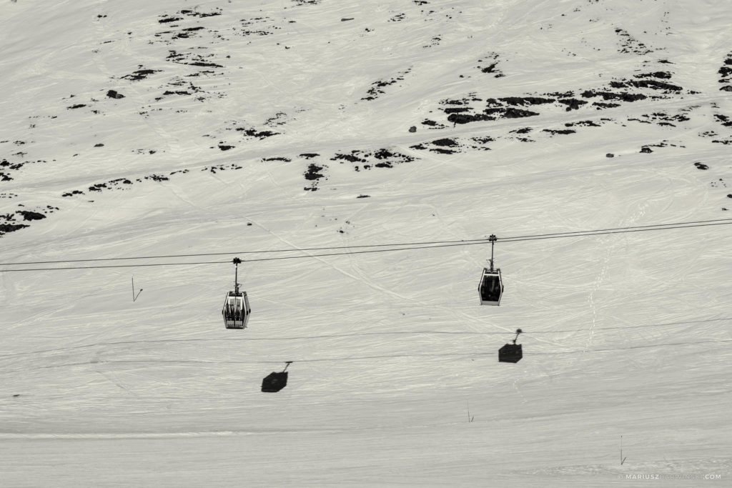 Z Madonny di Campiglio na przełęcz Tonale.