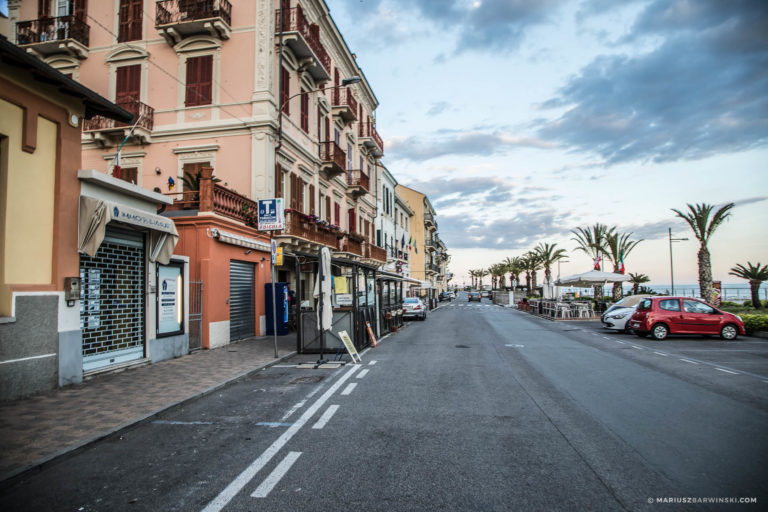 Odcinki specjalne Rajdu San Remo.