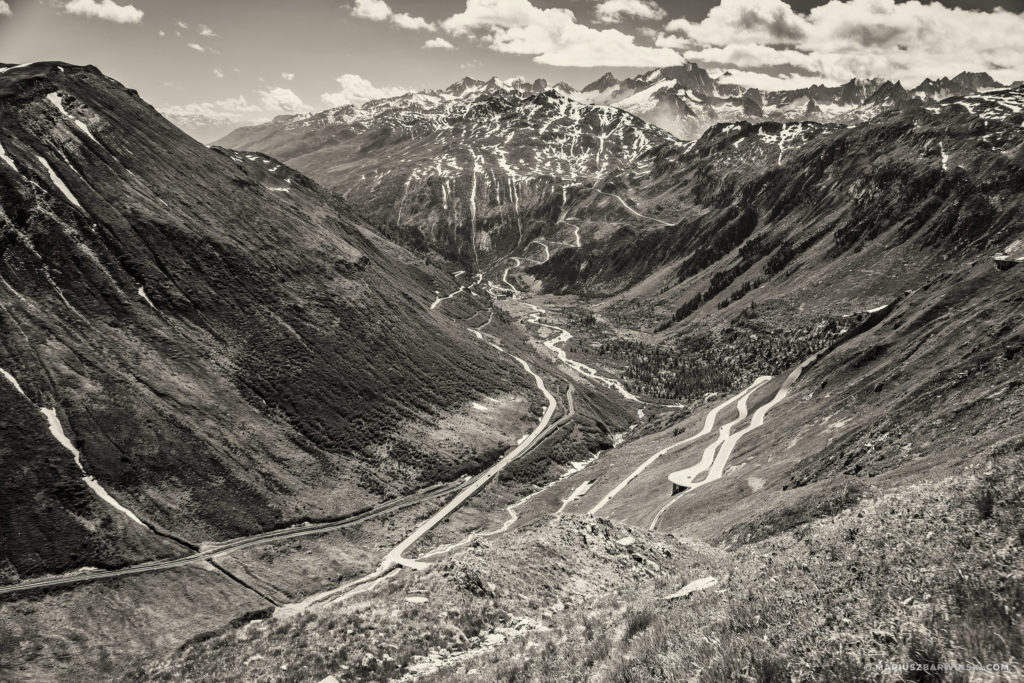 Śladami Jamesa Bonda – Furka Pass.