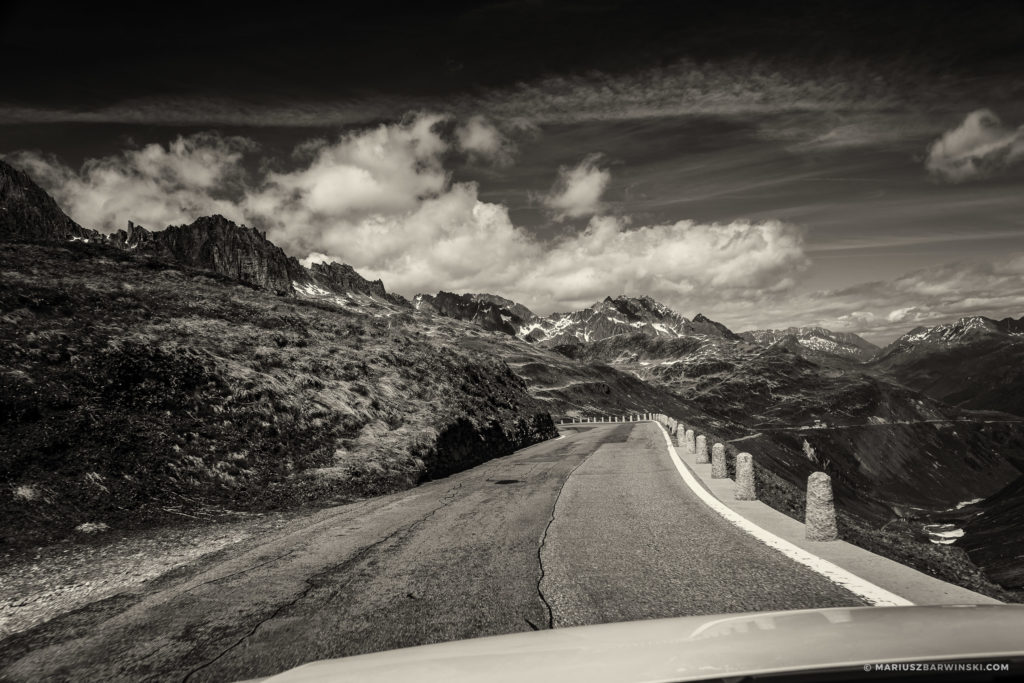 Śladami Jamesa Bonda – Furka Pass.